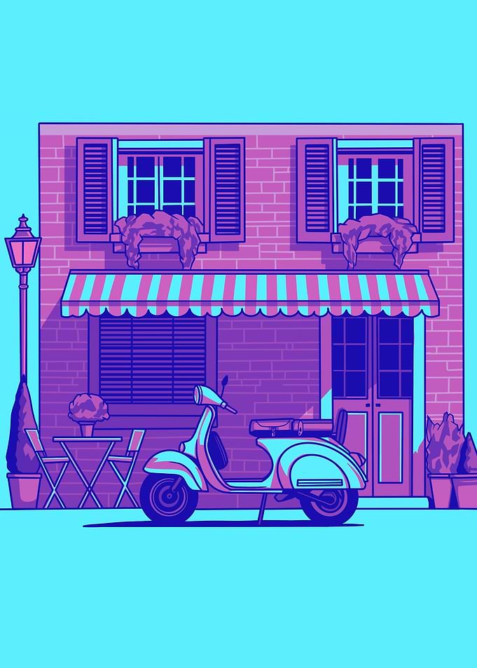 Vintage Italian Scooter