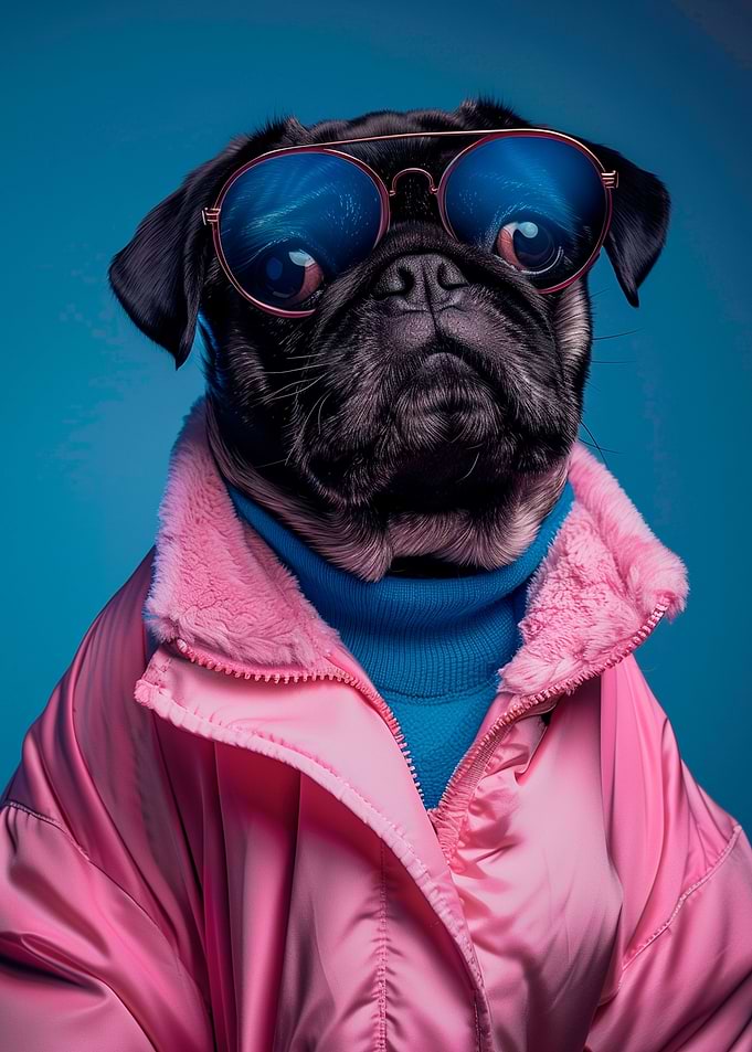 Pug Portrait