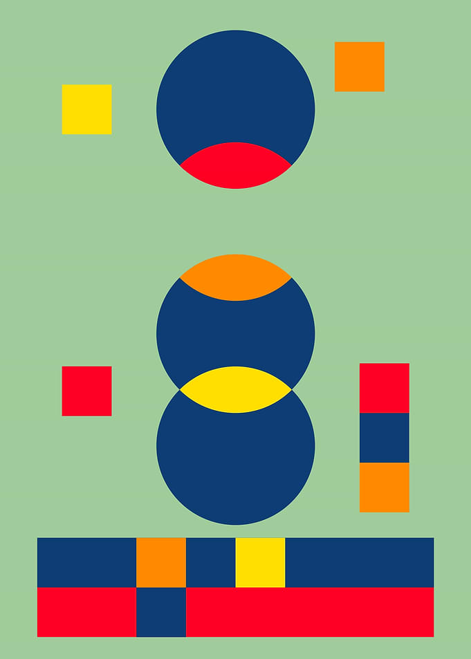 Bauhaus Geometric Modern