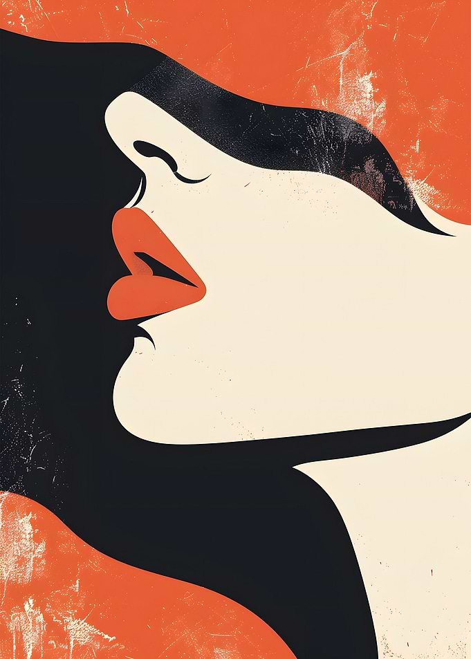 Woman silhouette