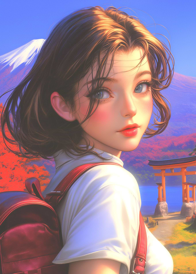 Anime Traveler Girl
