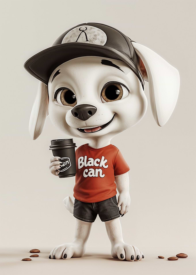 Labrador Barista standing