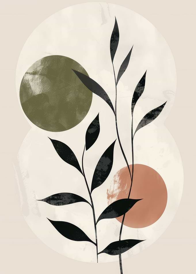 Abstract floral botanic