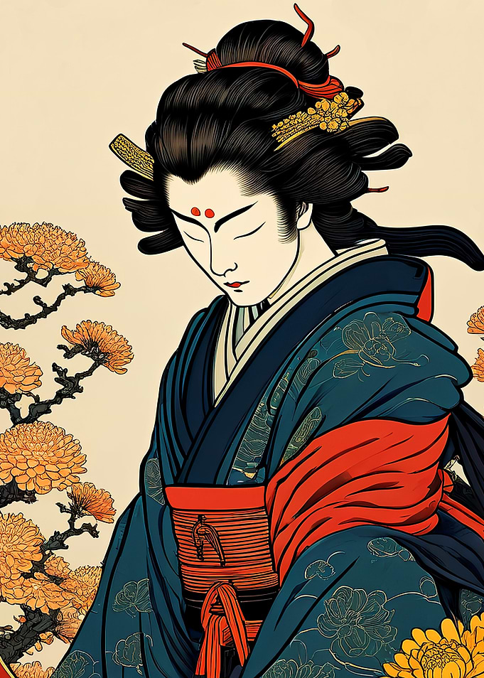 Floral samurai