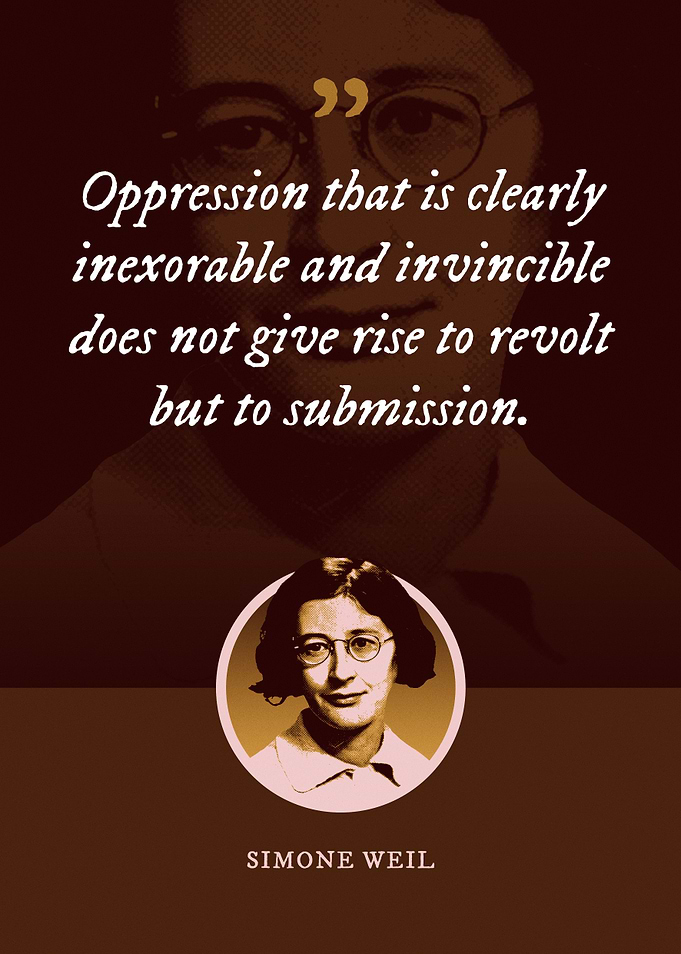 Oppression that is clearly