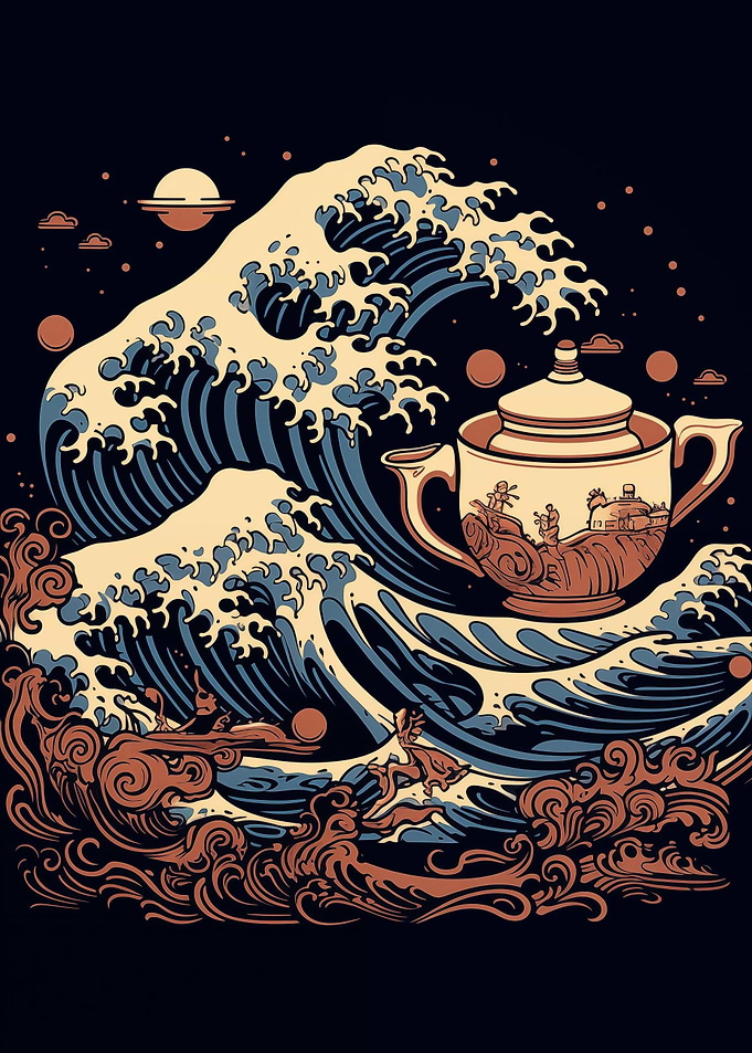 The Great Wave of Coffee