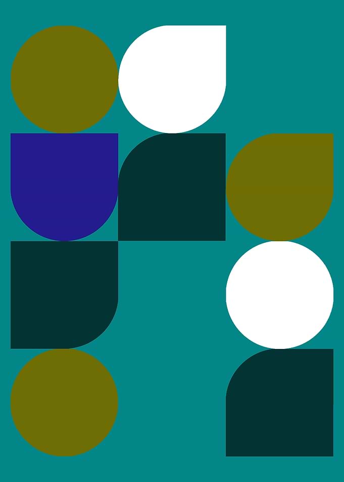 Bauhaus Style Geometric
