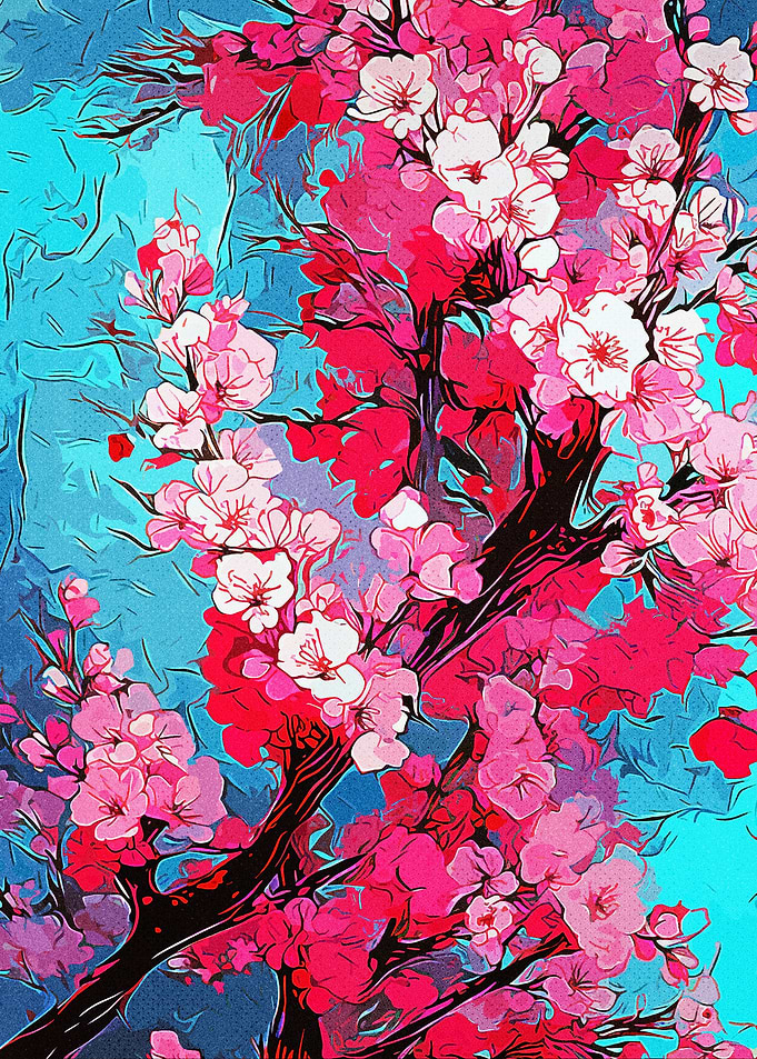 Cherry Blossoms Art