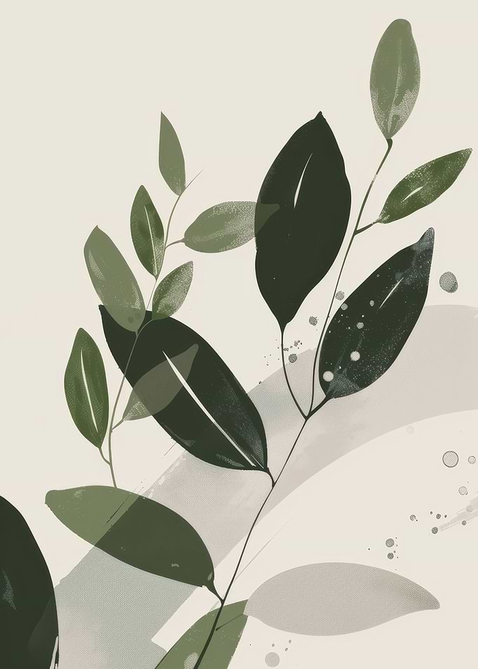 Abstract floral botanic