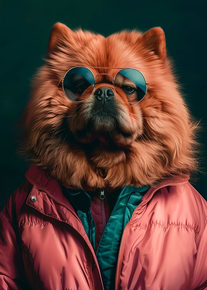 Chowchow Portrait 70s