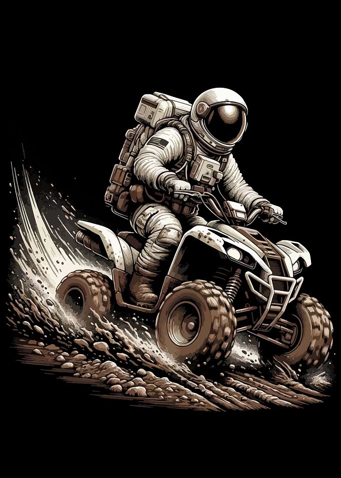 Astronaut tracker pop art