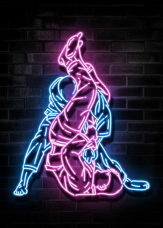 TAKE DOWN NEON SIGN ART
