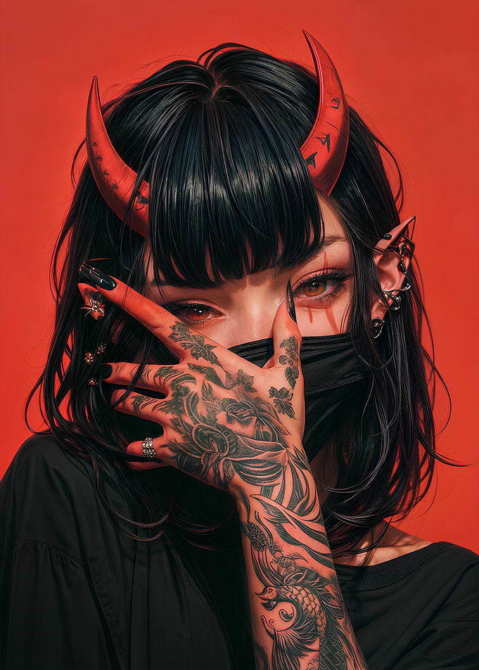 Tattoo girl