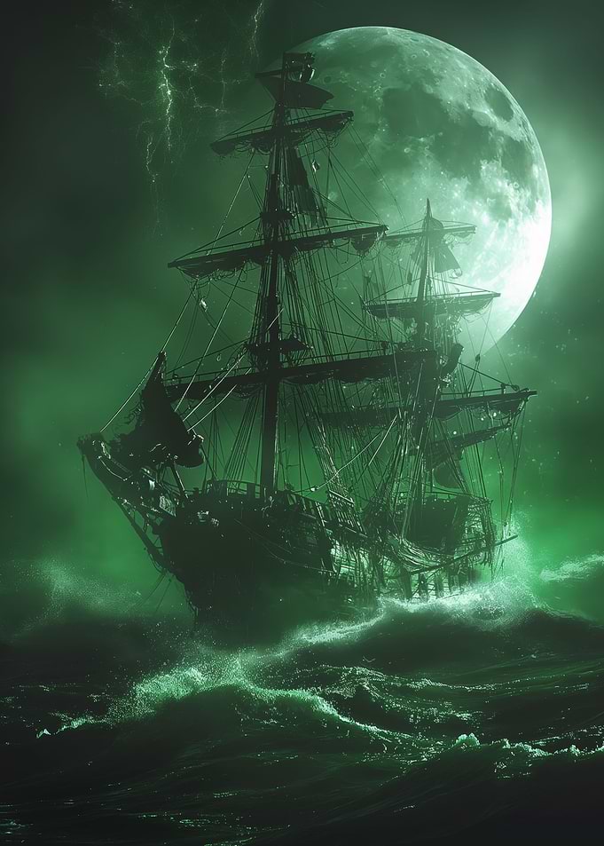 Ghost Ship in the Storm