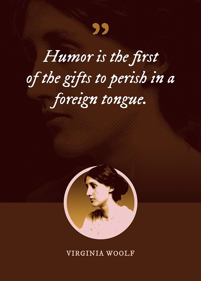 Humor is the first of the
