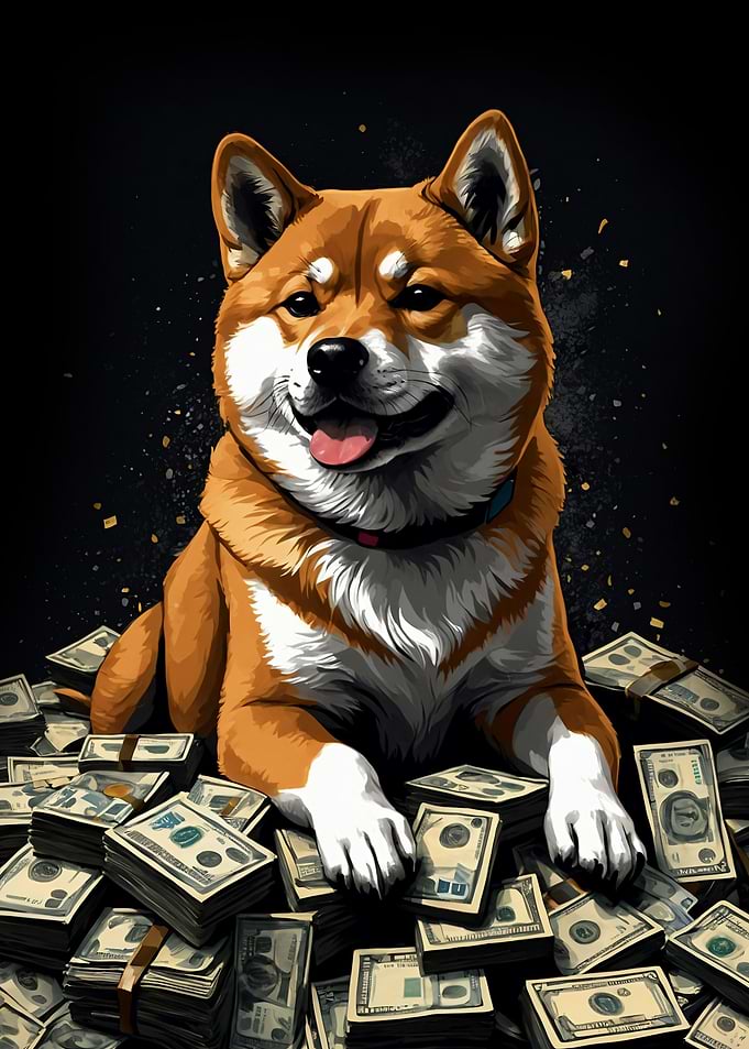 Wealth with Shiba Inu