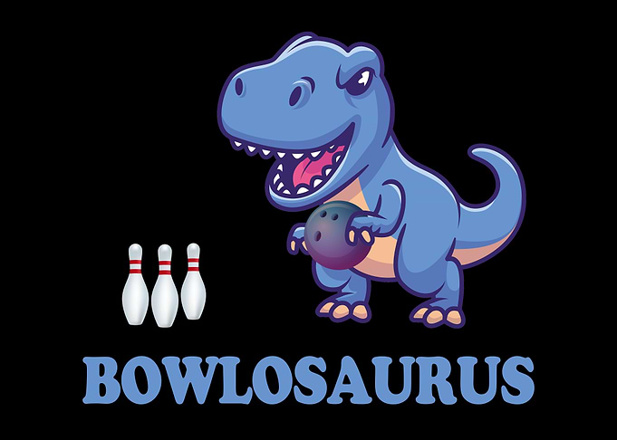 bowling dinosaur