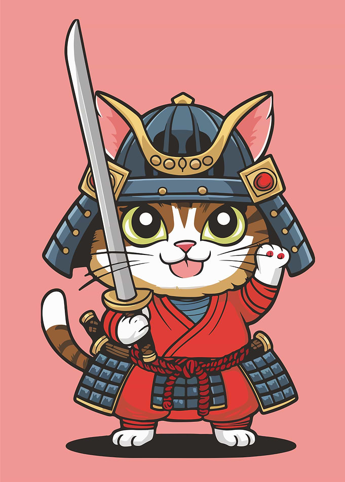 Samurai Cat