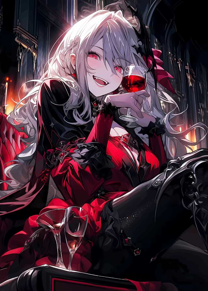 Red Anime Girl