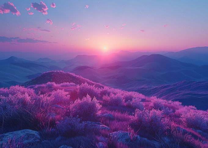 Vaporwave Sunset