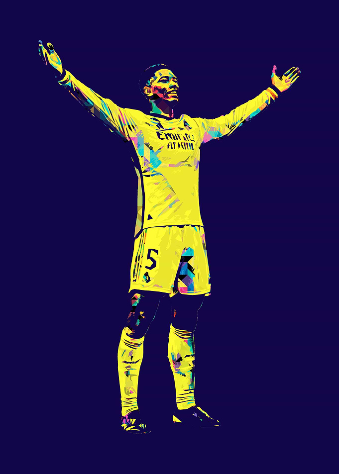 Jude Bellingham Pop Art