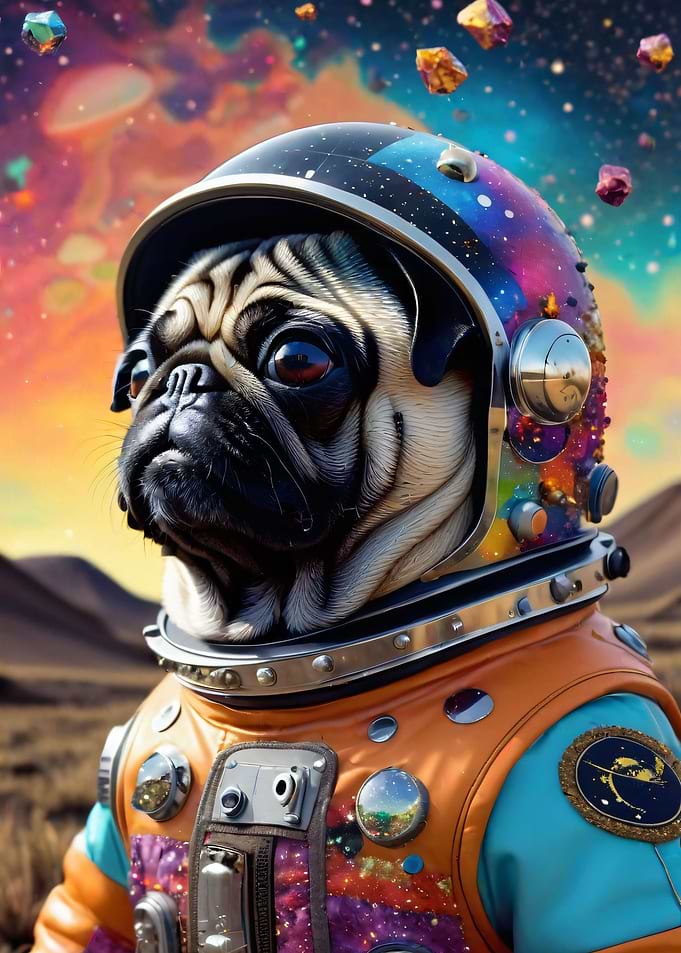 AstroPug Among the Stars