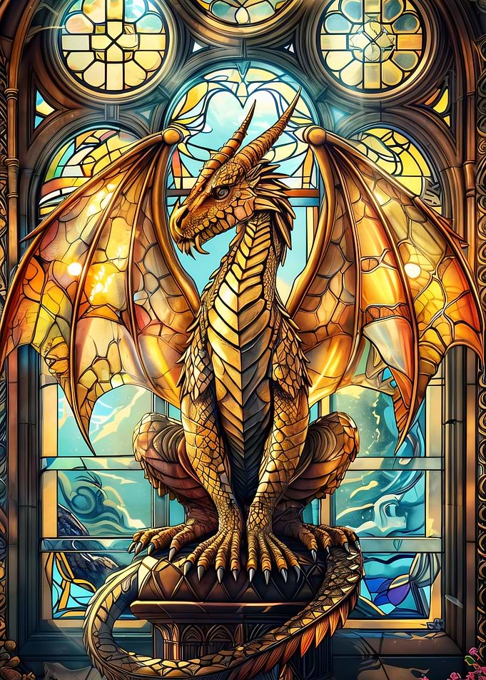 Gold Cathedral dragon