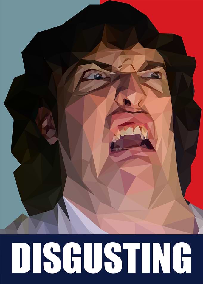 disgusting face meme