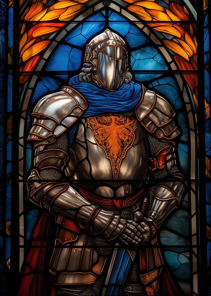 Knight Stained Glass