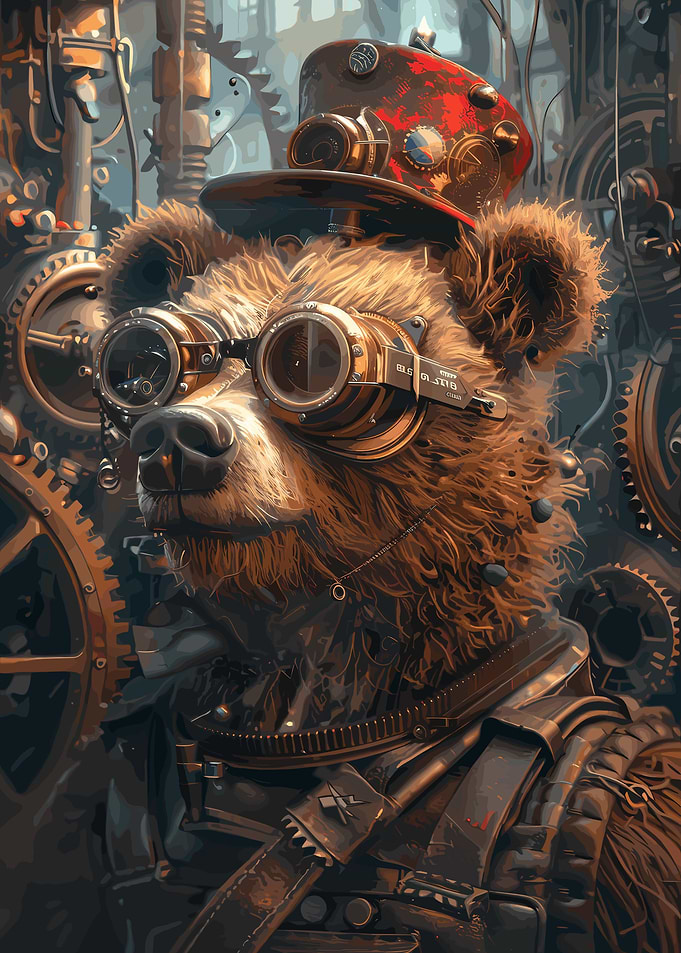 Steampunk Bear Animal