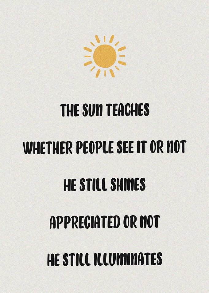 Learning from the Sun