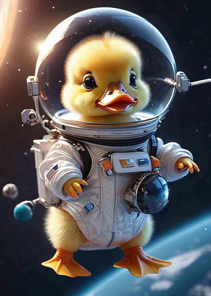 Galactic Duckling