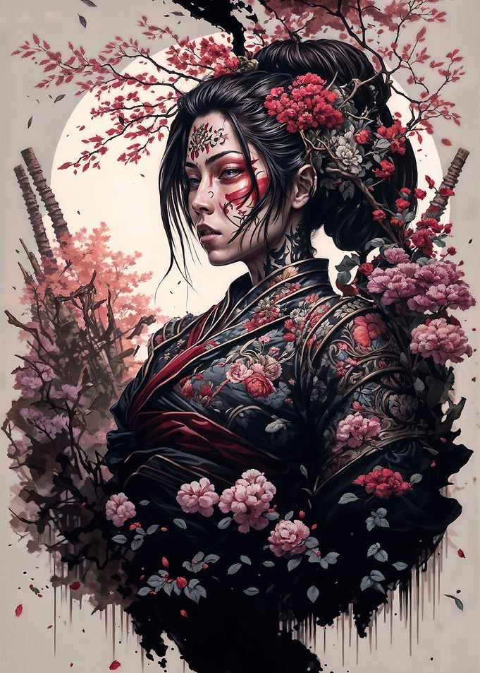 Geisha Samurai Japan