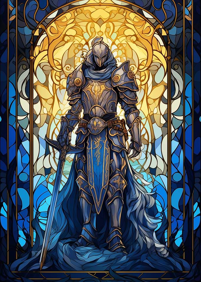 Knight Stained Glass