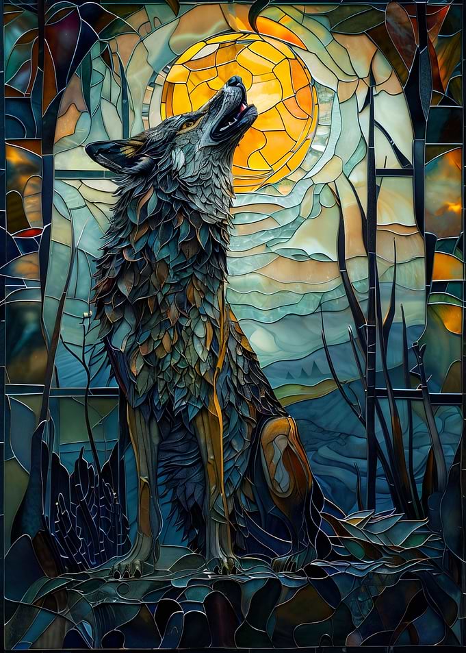Fairy tale wolf