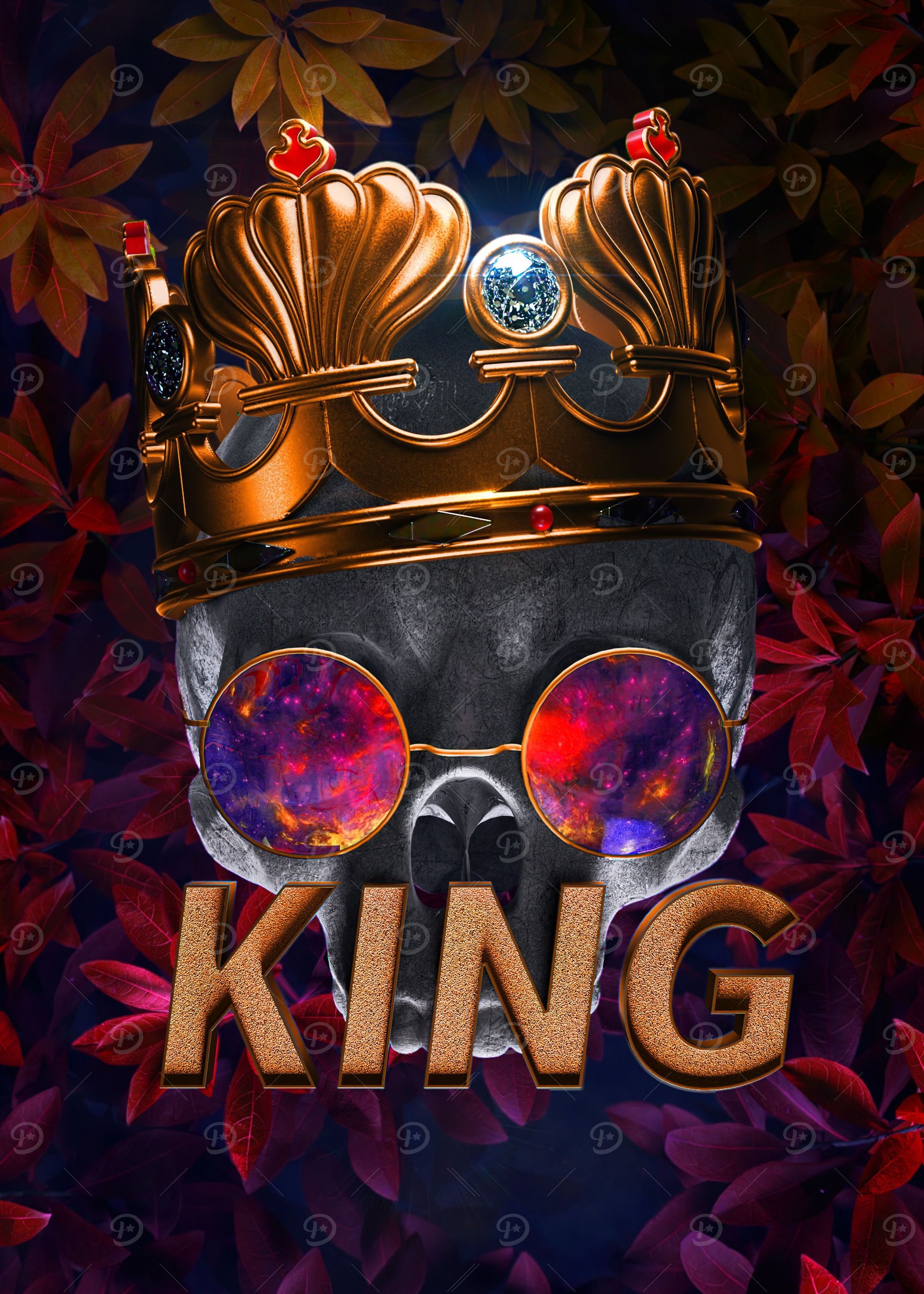 King Skull Aesthetic
