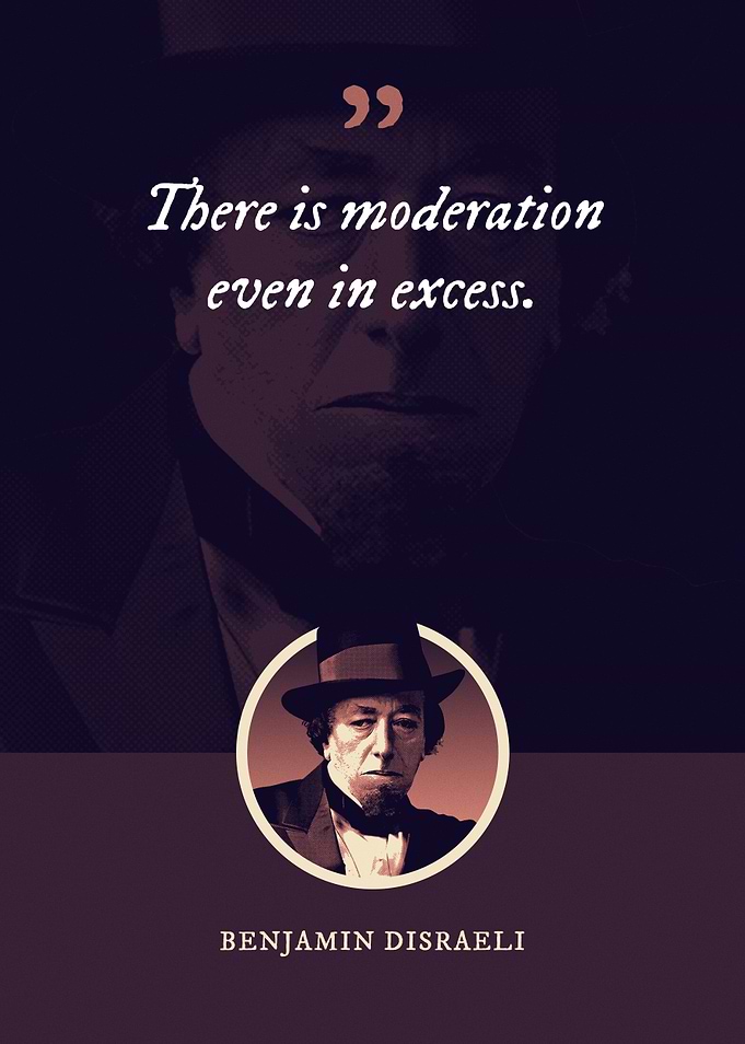 There is moderation even