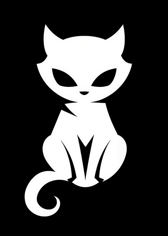cat white