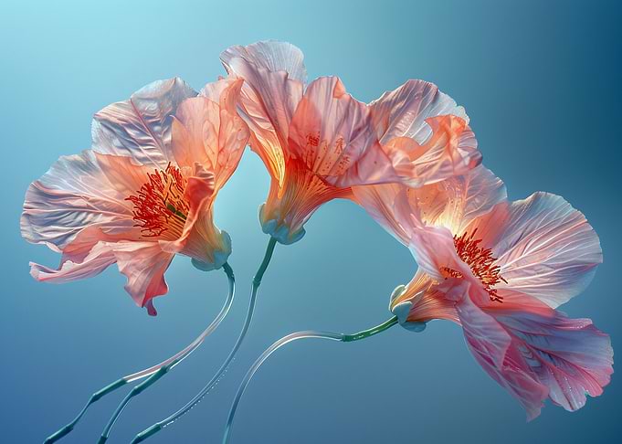 Pink flowers