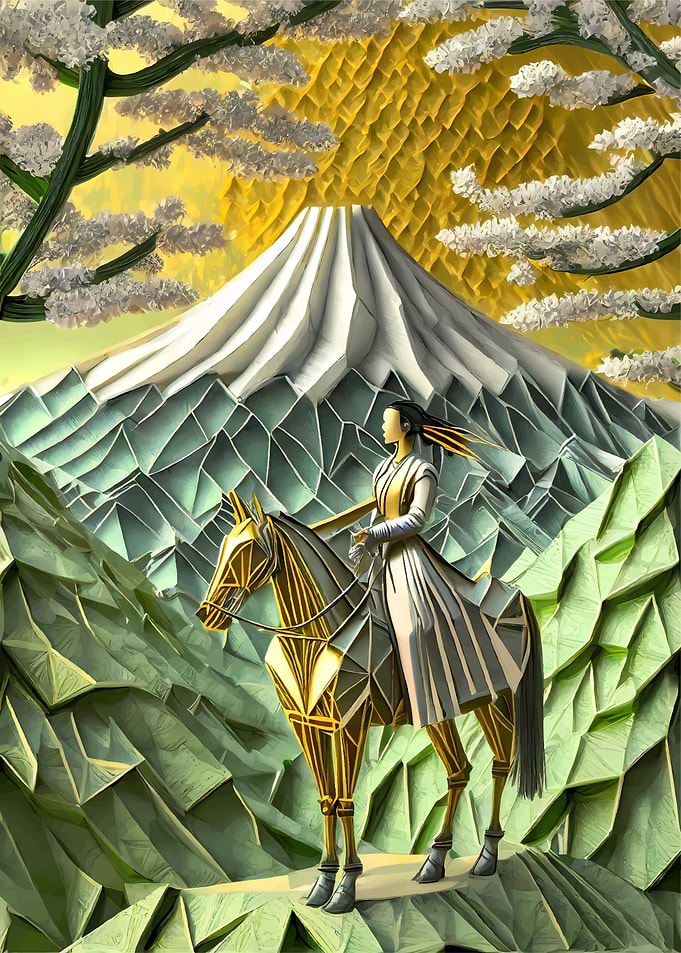Golden Tree and Samurai