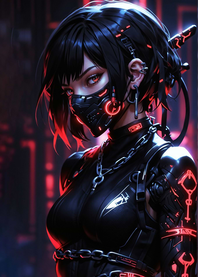 Ninja Cyberpunk Girl