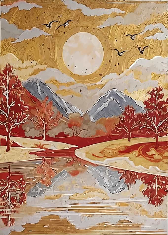 Kintsugi Painting Nature