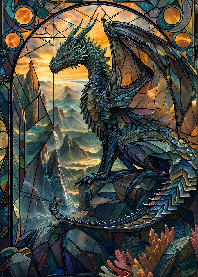 Stained Tail Dragon