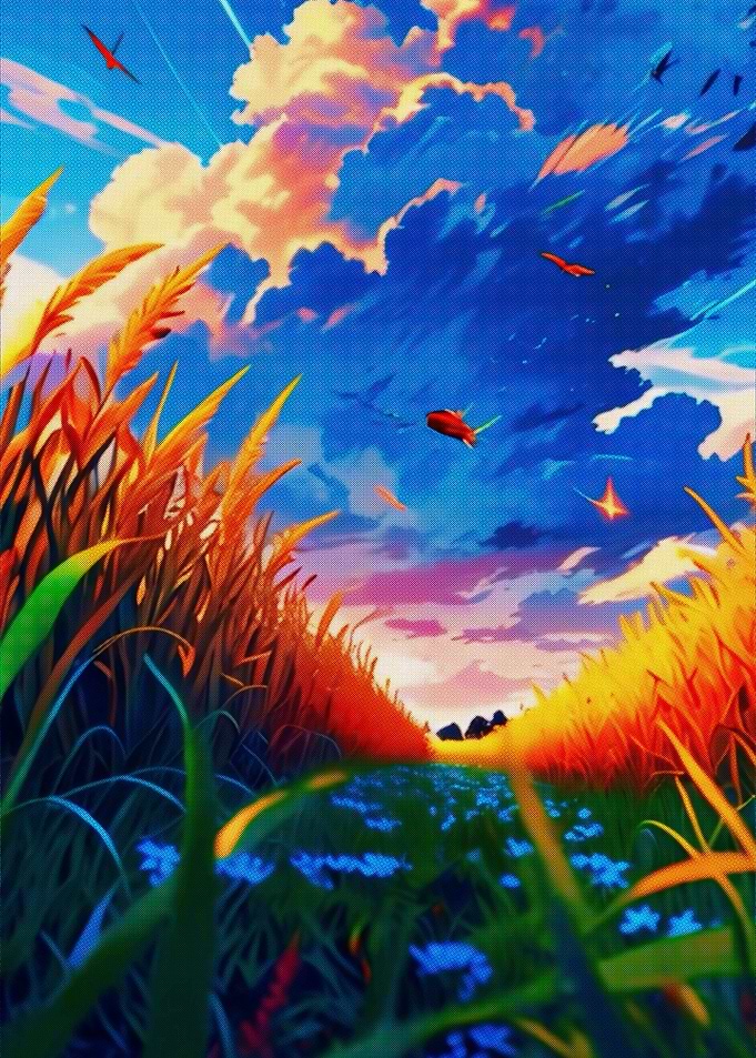 Beautiful Ricefield