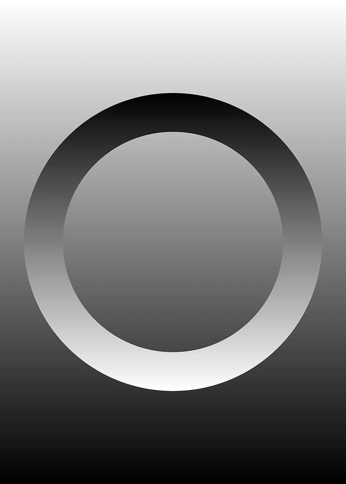 Abstract Circle BW