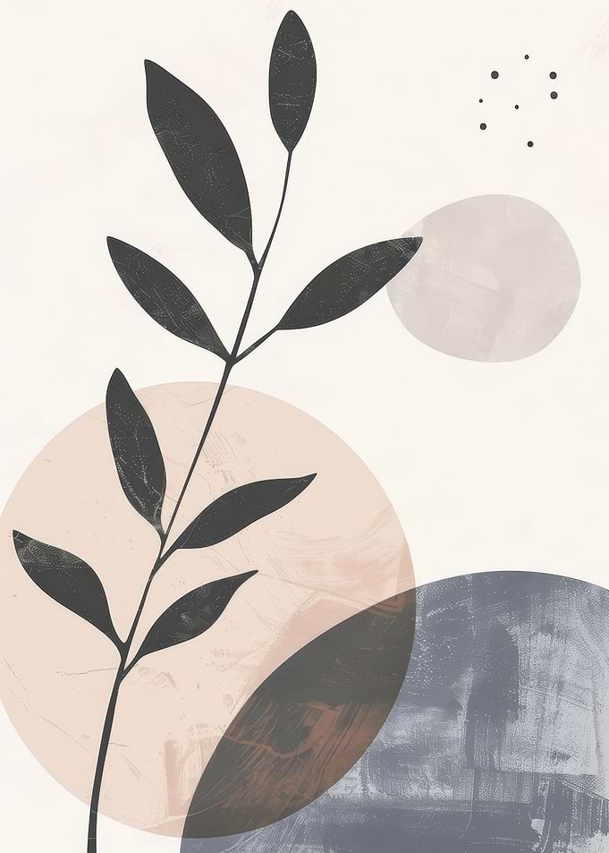 Abstract floral botanic