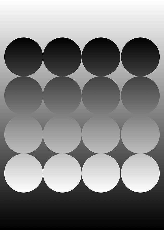 Abstract Dots BW