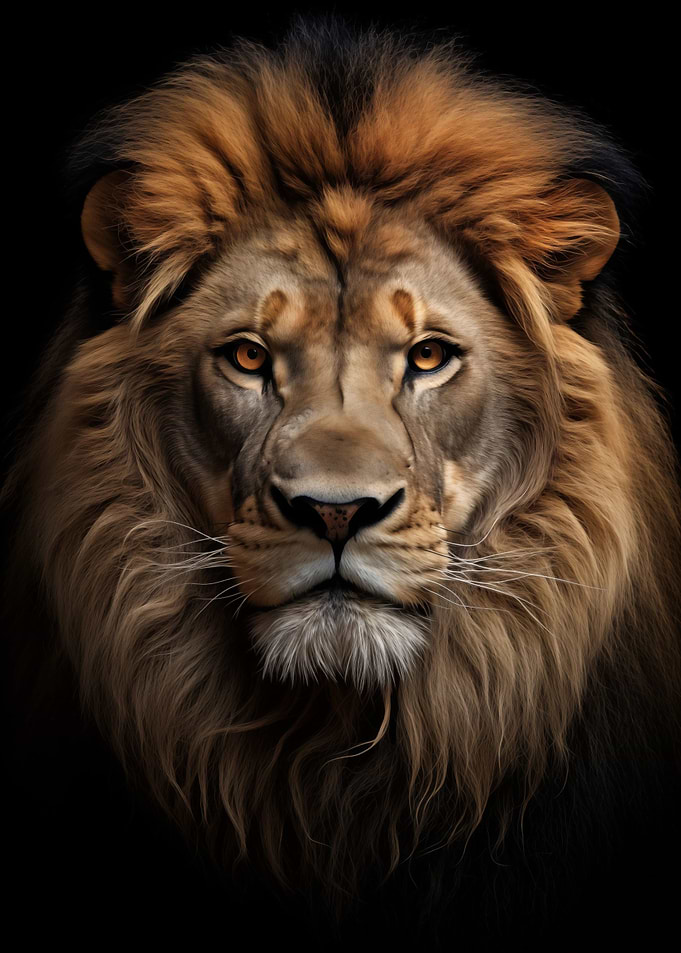 lion face