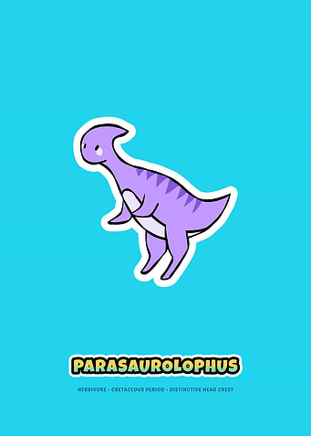 Cute Parasaurolophus