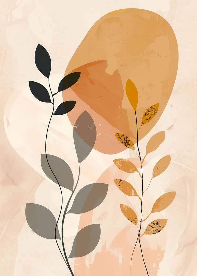 Abstract floral botanic